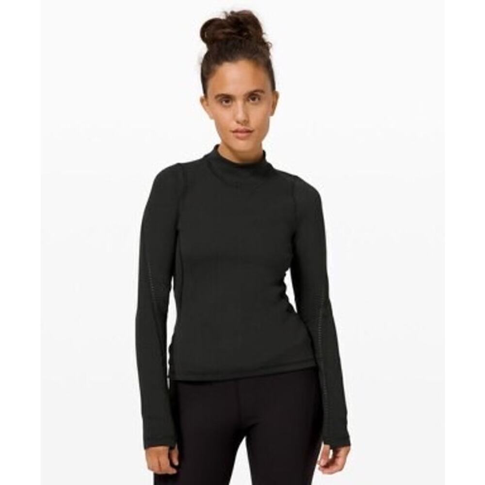 Lululemon Chase the Chill Long Sleeve Size 10 in Black